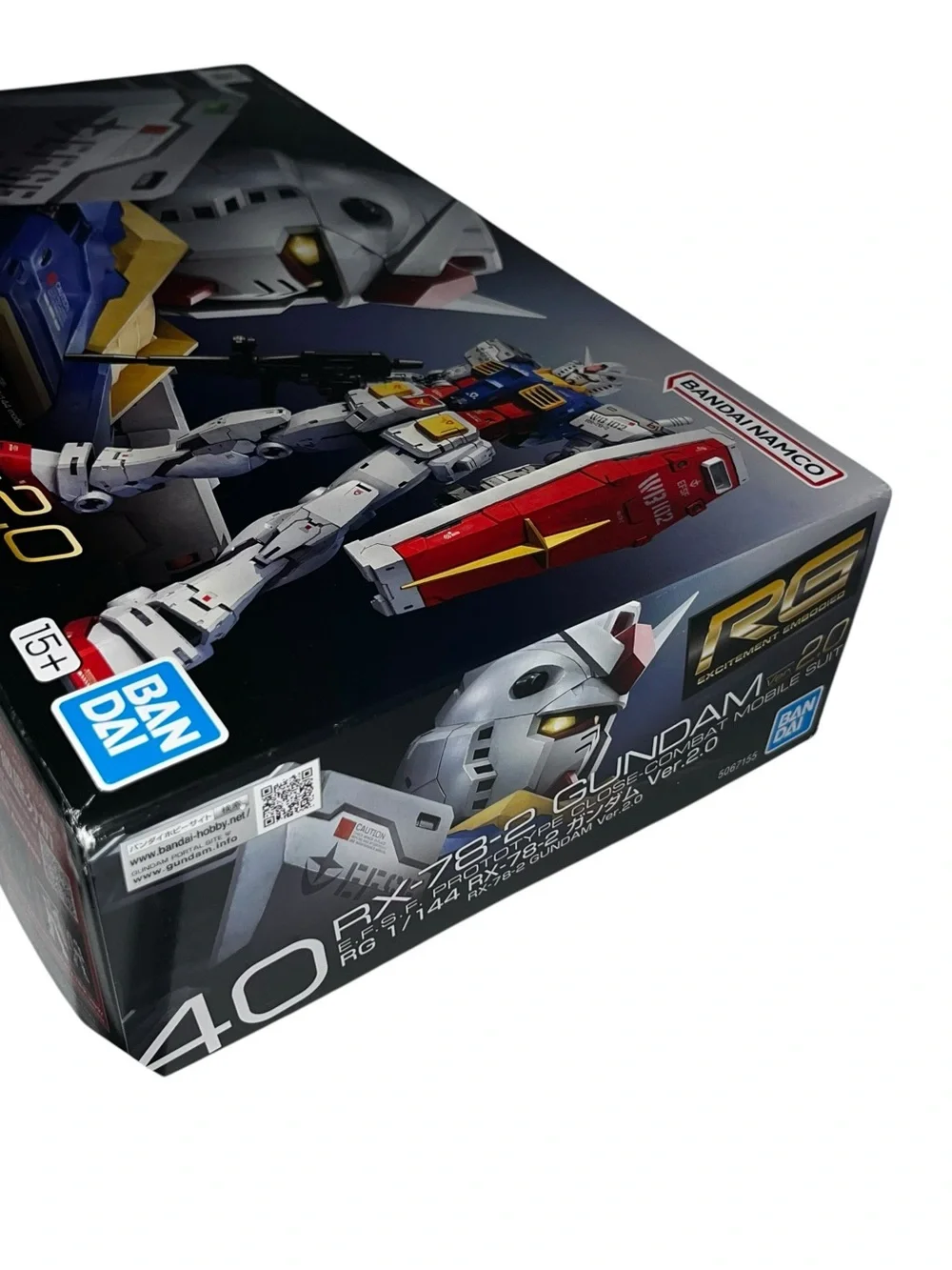 RG Mobile Suit Gundam RX-78-2 Ver.2.0 Plastic model kit 1/144 2024 / Bandai